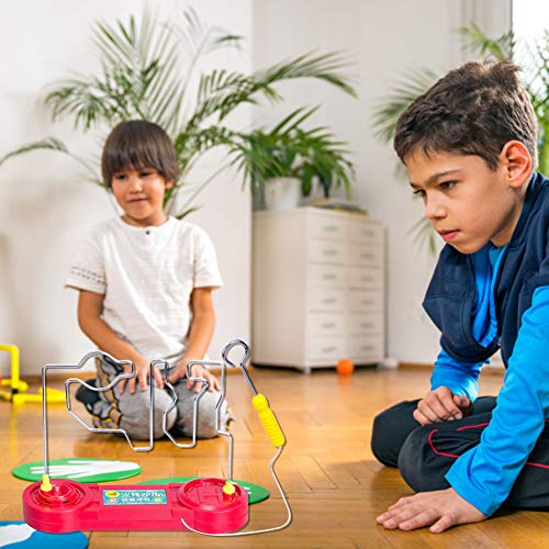 ISAKEN Dont Buzz The Wire Game, Bump Maze Toy Laberinto de Habilidad de Alambre Nerve Game, Juego de Habilidad Familiar clásico para niños Adultos