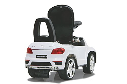 Jamara 460241 - Coche de juguete Mercedes-Benz GL 63 AMG, blanco, 67 x 30.5 x 27.5 cm