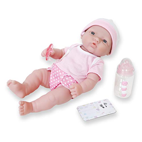 JC TOYS-La Newborn Muñeca Bebe, Color Rosa (18344)