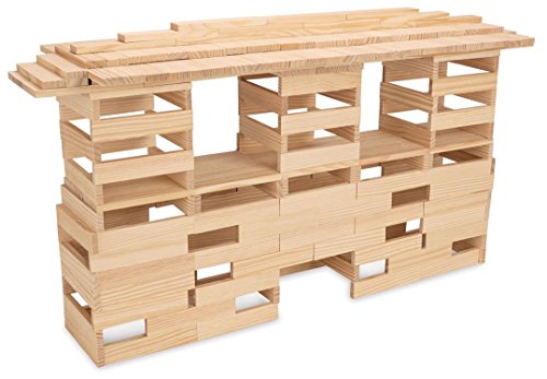 Jeujura 8332 Tecap Classic - Juego de construcción (Madera, 300 Piezas)