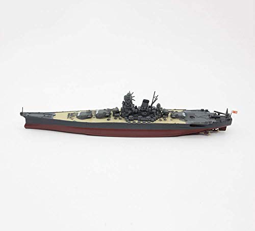 JHSHENGSHI Modelo de plástico Militar a Escala 1/700, Regalos de decoración de Acorazado Yamato de la Marina Japonesa de la Segunda Guerra Mundial, 5,4 Pulgadas