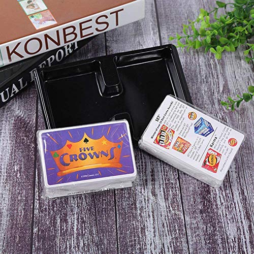 JIAFENG Juego de Cartas, Tablero de Juego de Cartas Poker Crown Hotel de Cinco Estrellas, Ideal para la Noche de Juegos en Familia