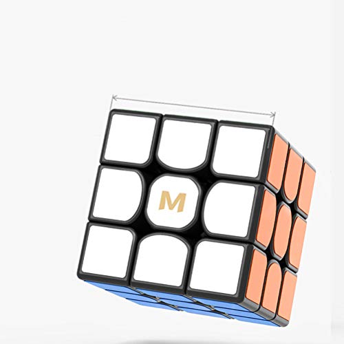 JIARUN 3x3 Speed ​​Cube, Racing Profesional Cubo magnético Magic Magic, Juguetes educativos para niños, equipados con imanes de Repuesto, Herramientas de depuración