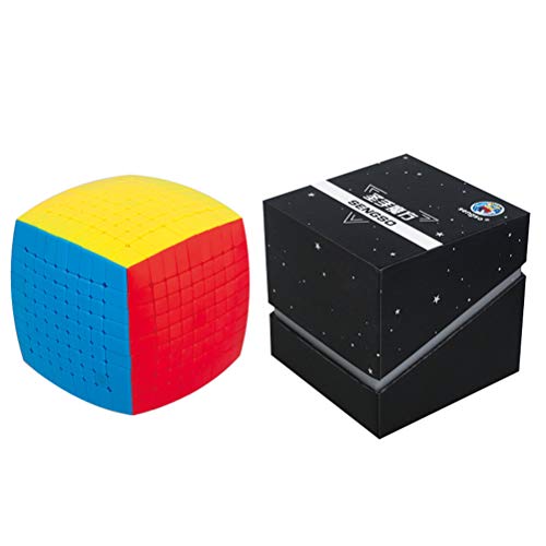 JIARUN 9x9 9x9x9 Cubo mágico Profesional, Colorido y Suave Cubo de Velocidad de Alta Gama, Juguetes educativos para niños, Rompecabezas 3D