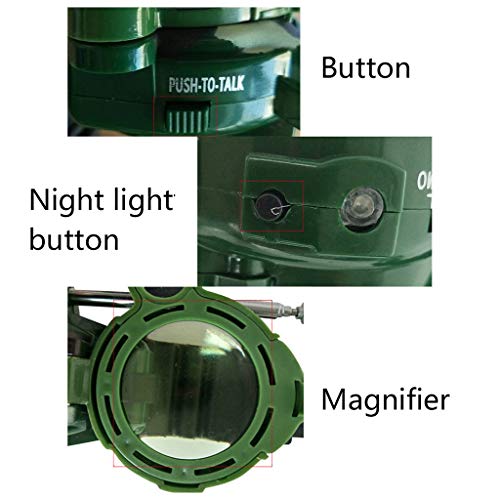 jieGorge Juguete Educativo, Reloj Walkie Talkies para niños, transceptor de Radio bidireccional de Largo Alcance, 7 en 1, Juguetes y Pasatiempos (como se Muestra)