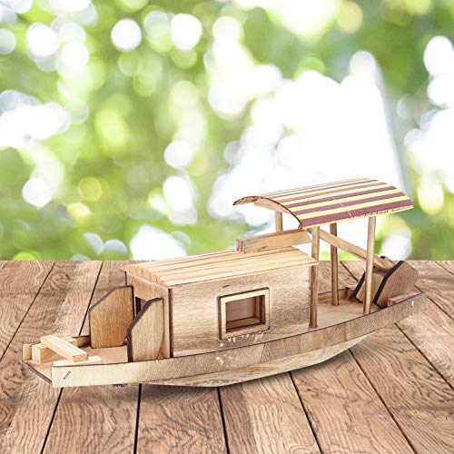 Jigsaw Puzzle de madera Modelos de ensamblaje en miniatura de barcos en 3D Decoración del hogar Asamblea de barcos de bricolaje Edificio de artesanía juego de juguete para niños