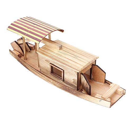 Jigsaw Puzzle de madera Modelos de ensamblaje en miniatura de barcos en 3D Decoración del hogar Asamblea de barcos de bricolaje Edificio de artesanía juego de juguete para niños
