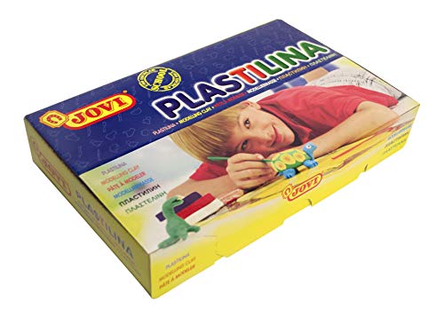 Jovi Caja de plastilina, 30 Pastillas 50 g básicos, 6 x 5 Colores (70B)