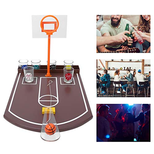 Juego de baloncesto con vaso de chupito, divertidos juegos de cerveza de mesa para aliviar el estrés, bebida casera de vino duradera para adultos, bar, niños