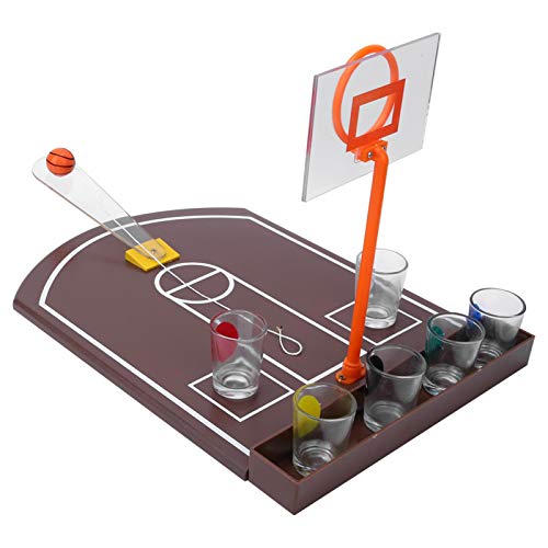 Juego de baloncesto con vaso de chupito, divertidos juegos de cerveza de mesa para aliviar el estrés, bebida casera de vino duradera para adultos, bar, niños