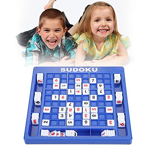 Juego de números de Sudoku, juego de mesa Reglas de juegos múltiples Juego de entrenamiento lógico Juego de rompecabezas inclinado para todas las personas mayores de 2 años, desde niños, adultos hasta