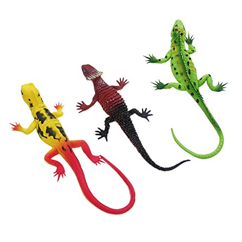 Juegos de Aprendizaje Animales Vivos Silvestres Goma Reptil Lagarto Verde Niños