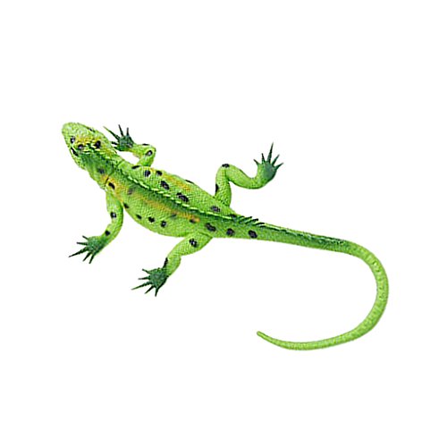 Juegos de Aprendizaje Animales Vivos Silvestres Goma Reptil Lagarto Verde Niños