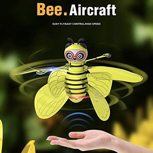 Juguetes Voladores De Inducción Juego De Abejas Voladoras En Interiores Y Exteriores Suspensión De Vehículos De Inducción De Abejas Pequeñas Helicóptero De Control Remoto Figura De Juguete Para Niños