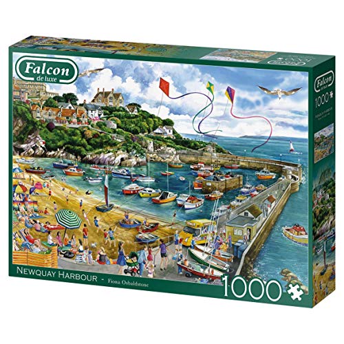 Jumbo- Falcon de Luxe-Newquay Harbour 1000 Piece Jigsaw Puzzle Piezas (11290)