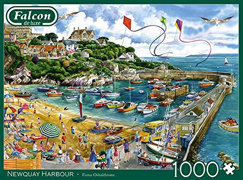 Jumbo- Falcon de Luxe-Newquay Harbour 1000 Piece Jigsaw Puzzle Piezas (11290)