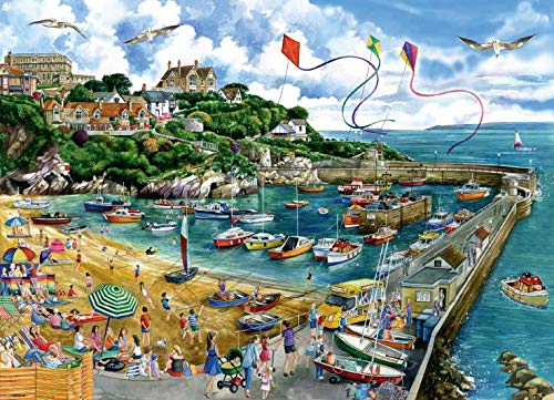 Jumbo- Falcon de Luxe-Newquay Harbour 1000 Piece Jigsaw Puzzle Piezas (11290)