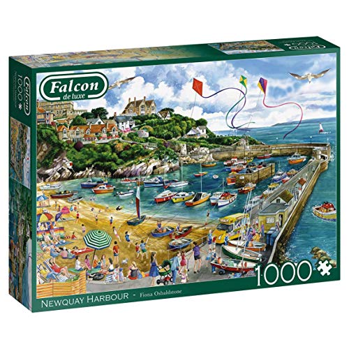 Jumbo- Falcon de Luxe-Newquay Harbour 1000 Piece Jigsaw Puzzle Piezas (11290)