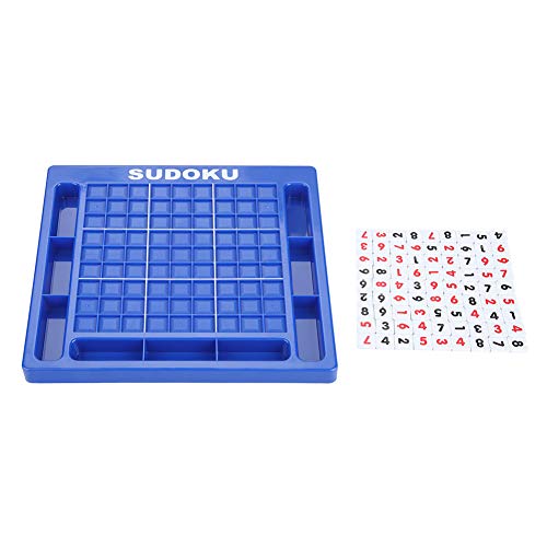 Keen so Sudoku, Blue Sudoku Puzzle Juego de Mesa Rompecabezas clásico Juguetes Educativos Matemáticas Inclinado Rompecabezas Juguete para niños Niños Adultos