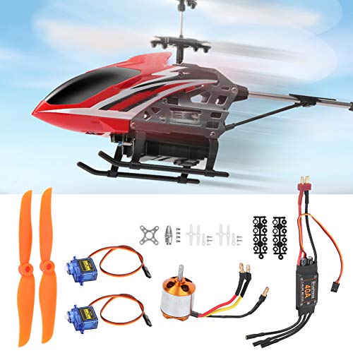 Kit de Helicóptero RC, 40A ESC 2300KV Motor sin Escobillas 9G Micro Servo y Hélice para Helicóptero de Avión RC(2300KV Motor+40A ESC+9G Servo+Propeller)