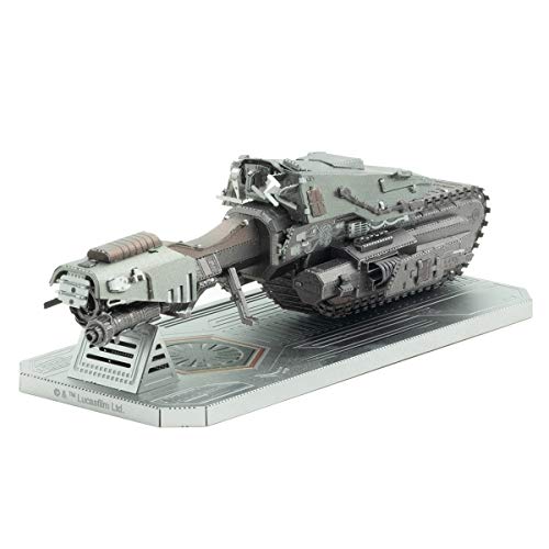 Kits de construccion Metal Earth de naves espaciales de Star Wars, episodio 9, en 3D : moto aerodeslizadora de la Primera Orden