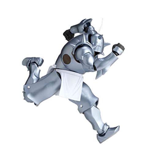 KLGZ Alphonse Elric Modelo De Caracteres Móviles Movables Decoración Adecuada PVC con Accesorios Reemplazables Juguetes para Niños Altura 21 Cm