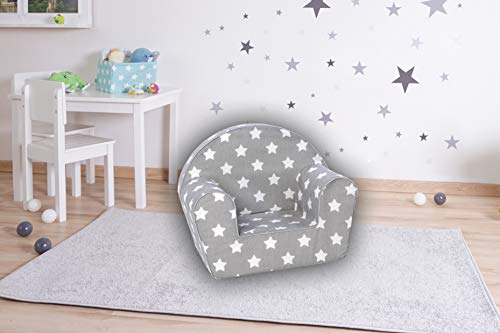 KNORRTOYS.COM Knorrtoys 68341-Kindersessel-Stars White Sillón Infantil