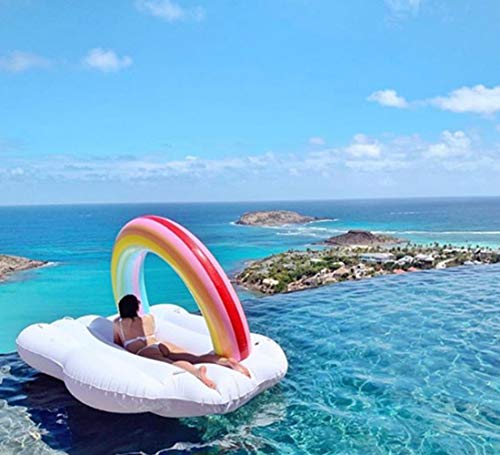 Lady of Luck Gigante Nubes Inflables, Flotante de la Piscina de Inflable Material Grueso y Durable Adulto y el Niños Familia Fiesta en la Piscina de Juguetes de Agua de Hielo de Verano