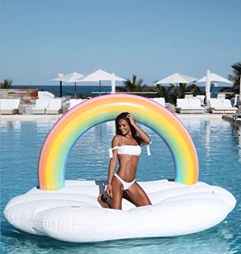 Lady of Luck Gigante Nubes Inflables, Flotante de la Piscina de Inflable Material Grueso y Durable Adulto y el Niños Familia Fiesta en la Piscina de Juguetes de Agua de Hielo de Verano