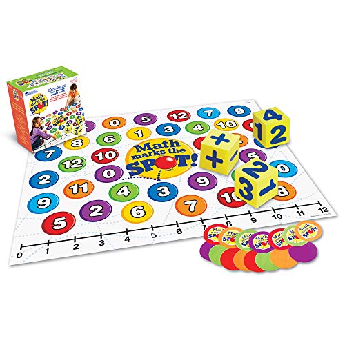 Learning Resources Juego de Actividades de matemáticas Math Marks The Spot, Color, Pending (LER0383)