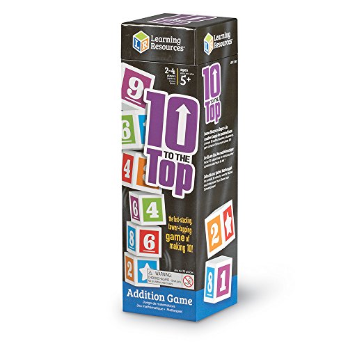 Learning Resources- Juego de números Ten to The Top, Multicolor (LER1767)