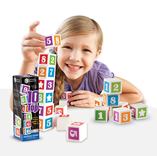 Learning Resources- Juego de números Ten to The Top, Multicolor (LER1767)