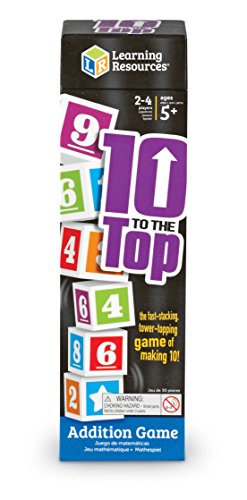 Learning Resources- Juego de números Ten to The Top, Multicolor (LER1767)