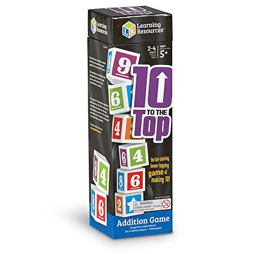 Learning Resources- Juego de números Ten to The Top, Multicolor (LER1767)