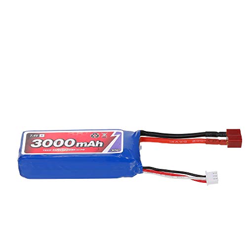 Leeofty para 144001 A959-B 12428 RC batería de Coche 7,4 V 3000 mAh batería de Litio de Gran Capacidad para Coche de Carreras RC Crawler