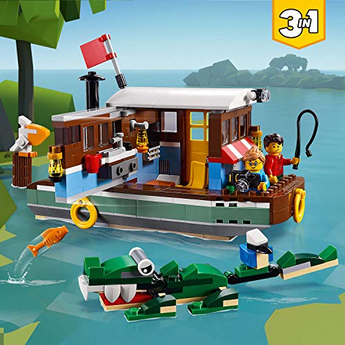 LEGO Creator - Casa Flotante del Río, juguete creativo de barco para construir (31093) , color/modelo surtido