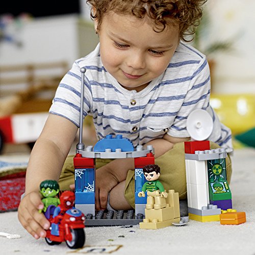 LEGO Doble superhéroes Spider Man y Hulk Aventuras Kit 10876 Edificio (38 Piezas)