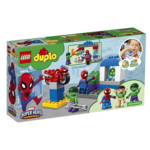 LEGO Doble superhéroes Spider Man y Hulk Aventuras Kit 10876 Edificio (38 Piezas)