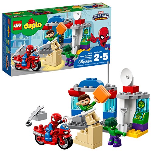 LEGO Doble superhéroes Spider Man y Hulk Aventuras Kit 10876 Edificio (38 Piezas)