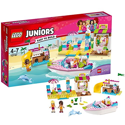 LEGO Juniors Vacaciones en la Playa - Juegos de construcción (Multicolor, 4 año(s), 143 Pieza(s), Chica, 7 año(s), 3 Pieza(s))