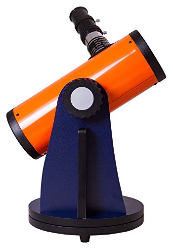 Levenhuk Telescopio LabZZ D1 para Niños, de Fácil Uso, con Montura Dobsoniana Giratoria de Sobremesa y un Poder de Aumento de 100x