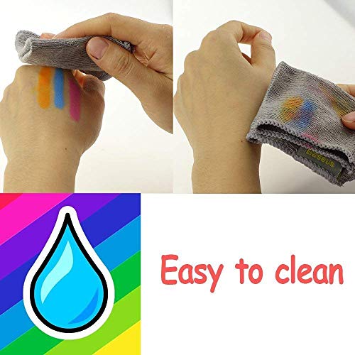 LHKJ 16 Colores Pintura Facial y Corporal para niños, Seguros y no tóxicos Pinturas Cara para Halloween, Fiestas, Navidad, Cosplay ect