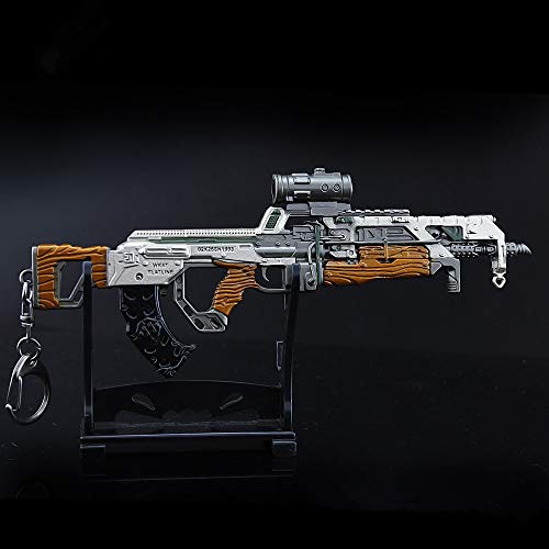 LINLUO 1/6 Metal Vk-47 Rifle de Asalto (AR) Juego de Modelo de Pistola Llavero, Carácter Acción Arte Juguetes Regalos Mochila Colgante Suministros Decorativos Mesa Pistola