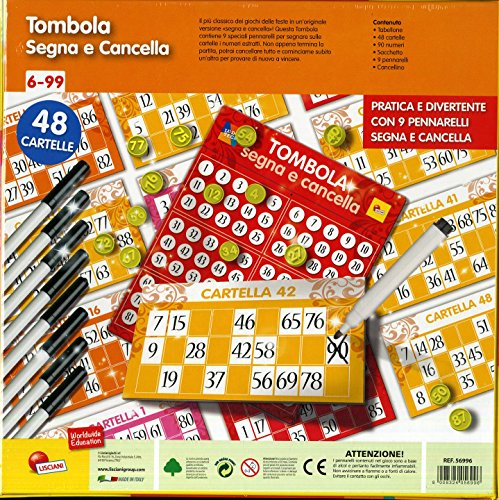 Lisciani 56996 Niños y Adultos Party Board Game - Juego de Tablero (Party Board Game, Niños y Adultos, Niño/niña, 3 año(s), 99 año(s), 48 Pieza(s))