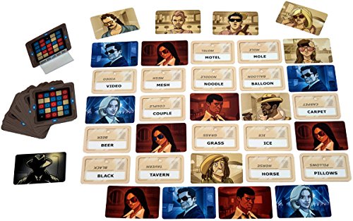 Lote de 2 juegos de código Names: CodeNames Images + CodeNames Duo + 1 abridor de botellas Blumie.