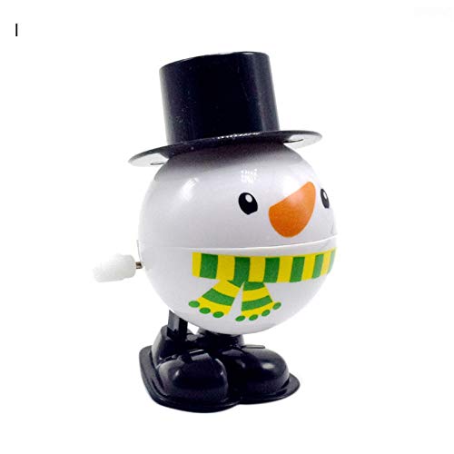 LOVEYue Caminando Papá Noel Elk Pingüino Muñeco De Nieve Juguete De Cuerda Decoración del Hogar, Juego De Regalo De Juguete Intelectual Niños yo