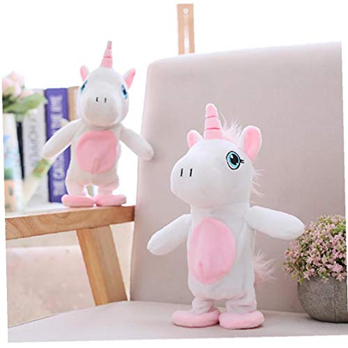 lulongyansf El Movimiento Y Hablar del Unicornio Juguetes Repite Lo Que Usted Dice Interactivo Juguetes De Peluche Lindo del Unicornio Muñecas Juguetes Ruta 1pc del Juego del Juguete