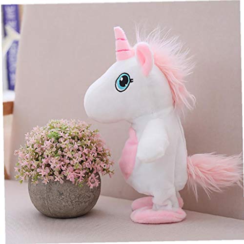 lulongyansf El Movimiento Y Hablar del Unicornio Juguetes Repite Lo Que Usted Dice Interactivo Juguetes De Peluche Lindo del Unicornio Muñecas Juguetes Ruta 1pc del Juego del Juguete