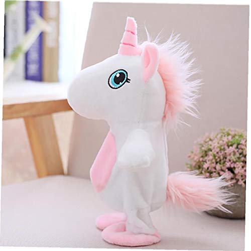 lulongyansf El Movimiento Y Hablar del Unicornio Juguetes Repite Lo Que Usted Dice Interactivo Juguetes De Peluche Lindo del Unicornio Muñecas Juguetes Ruta 1pc del Juego del Juguete