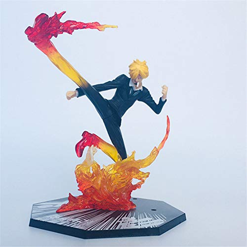 Lupovin Una Pieza Sanji Chou Gekisen Extra Battle Figuarts Zero Akuma Kazaashi Ikkyuu Hikiniku Adornos Figuras de Anime 16 cm Modelo de Anime Coleccionable